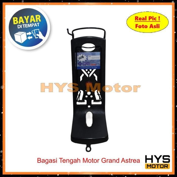 Pe Bagasi Tengah Grand Astrea - Penjepit Barang Variasi Aksesoris Motor Honda Bahan Besi Kuat