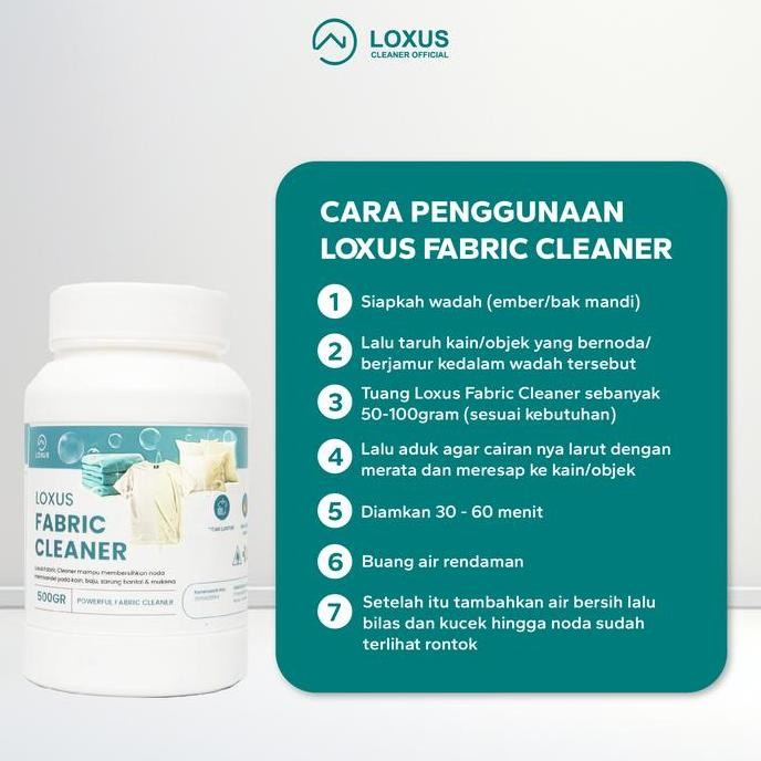 Loxus Fabric Cleaner Pembersih Noda Baju Kain Sarung Bantal