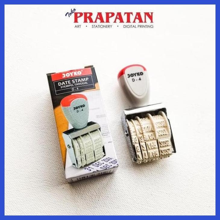 

( SEKOLAH / LUKIS ) READY DATE STAMP / STEMPEL TANGGAL JOYKO D-4 (SENI / MENGGAMBAR / ART / KERAJINAN ) GOOD QUALITY