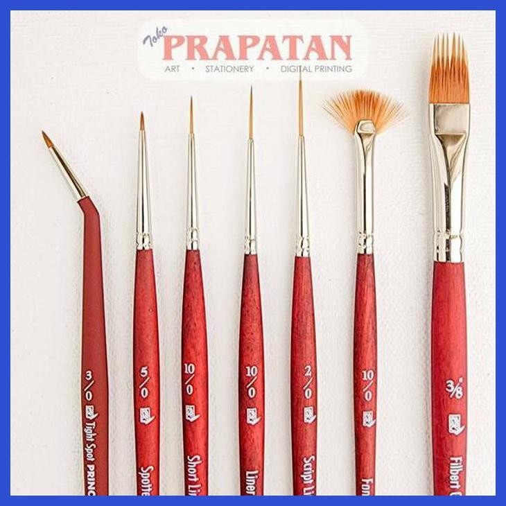 

( SEKOLAH / LUKIS ) COD KUAS LUKIS PRINCETON VELVETOUCH LINER SPOTTER BRUSH SERIES 3950 (SENI / MENGGAMBAR / ART / KERAJINAN ) PACKING AMAN