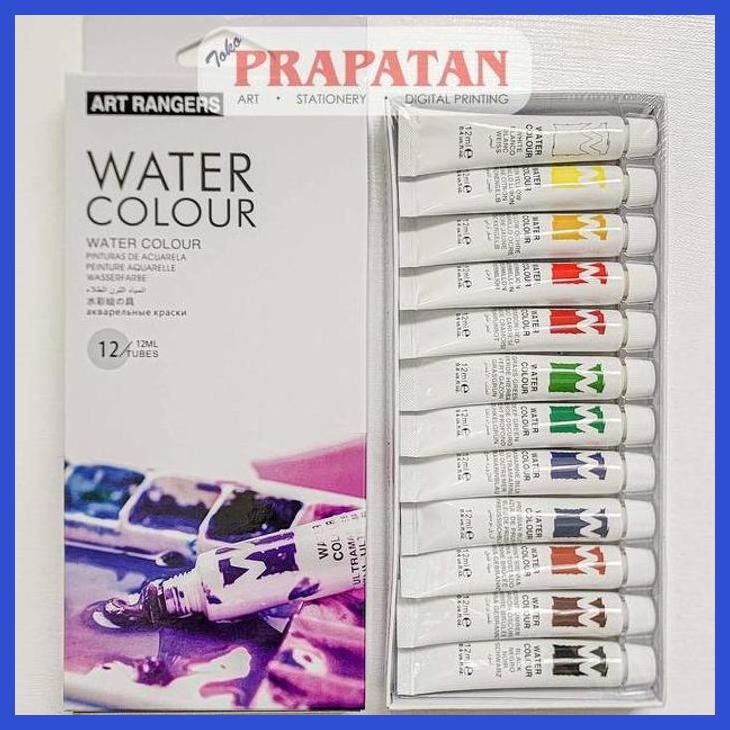 

( SEKOLAH / LUKIS ) SALE ART RANGERS WATERCOLOR SET TUBE 12X12ML | CAT AIR SET (SENI / MENGGAMBAR / ART / KERAJINAN ) PACKING AMAN