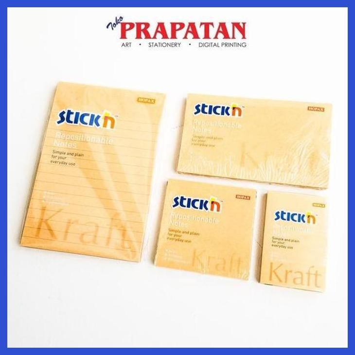 

( SEKOLAH / LUKIS ) COD STICKN STICKY KRAFT NOTES 100 SHEETS / MEMO PAD (SENI / MENGGAMBAR / ART / KERAJINAN ) SIAP KIRIM