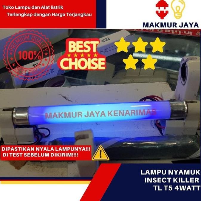 [Expert] Lampu Nyamuk 4W BL/Lampu TL T5 Nyamuk 4W/Refill Lampu Nyamuk