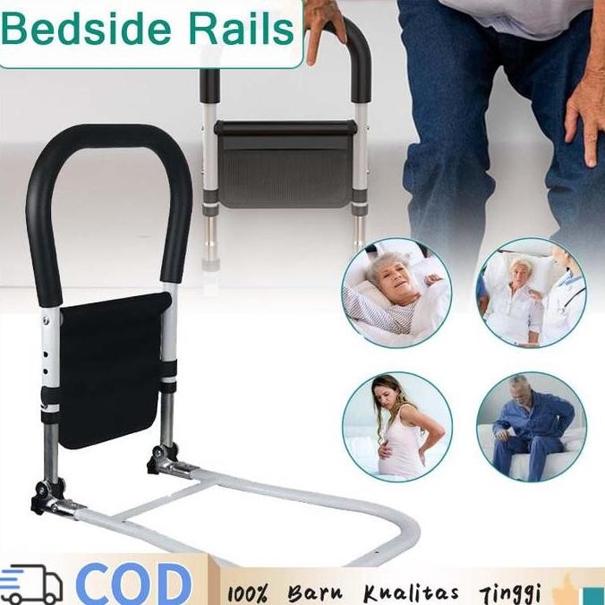 Bedrail Lansia Bed Assist Rail Adjustable Safety Bed Rail Pegangan Kasur Bed Rail Lansia Murah