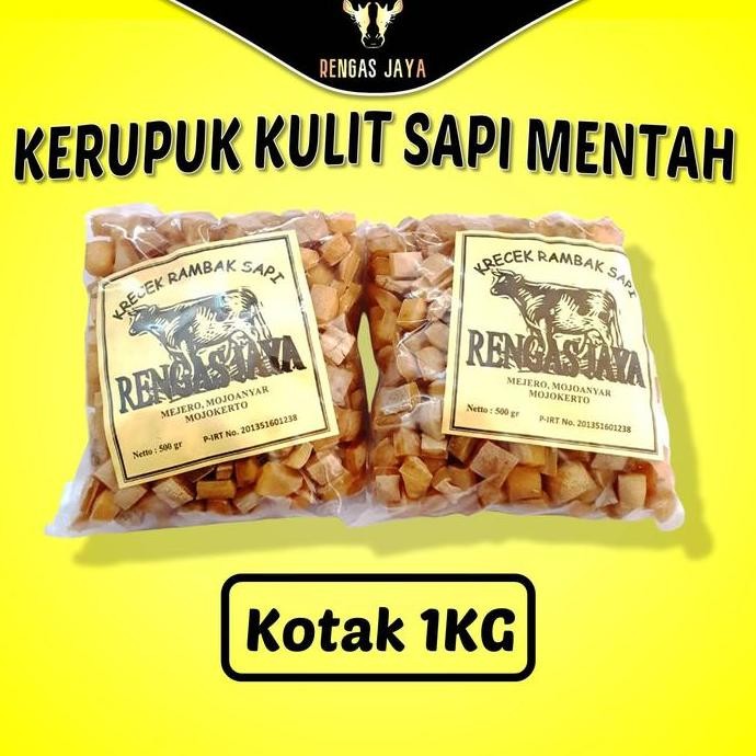 

Kerupuk Kulit Sapi / Kerupuk Rambak "MENTAH" Kualitas Super Murah 1Kg
