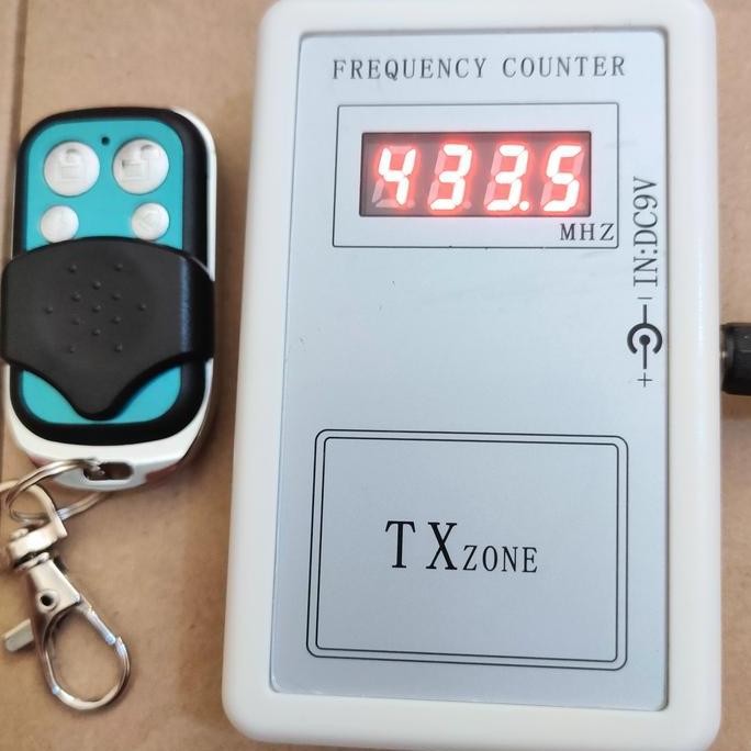 Digital Frekuensi Counter Untuk Cek Frekuensi Remote Alarm Mobil