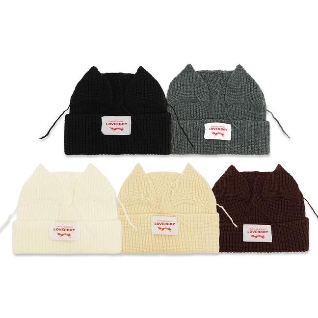 Charles Jeffrey Loverboy Chunky Cat Beanie Hat