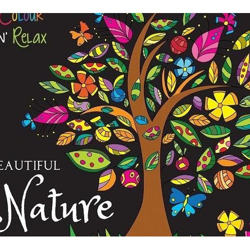 

To Mind Colour N Relax Beautiful Nature Colouring Book Buku Mewarnai Dewasa