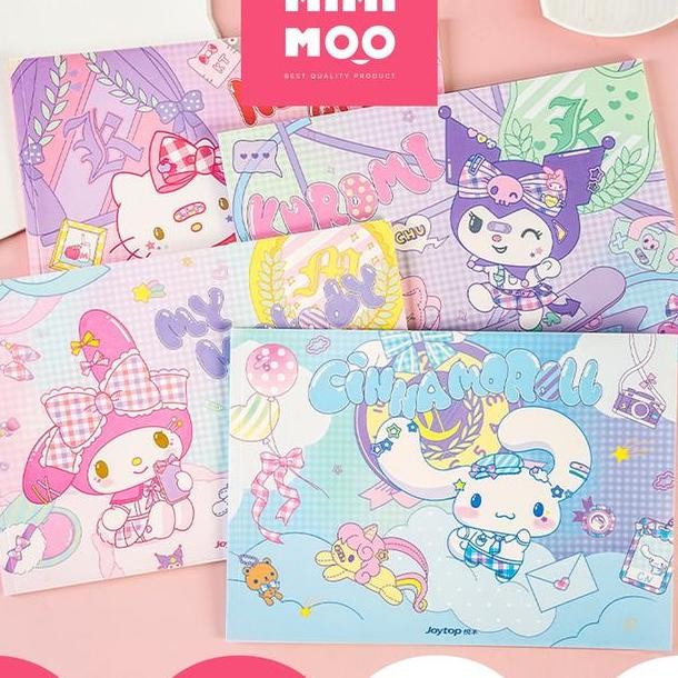 

Mimimoo Buku Gambar Anak Mewarnai A4 Cinnamoroll Kuromi My Melody