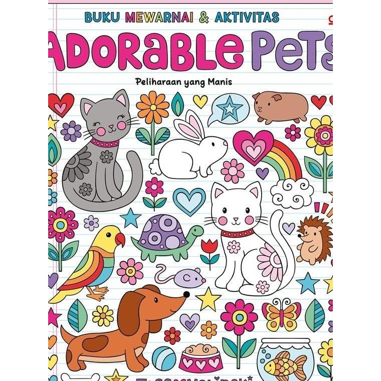 

Buku Mewarnai Dan Aktivitas Peliharaan Yang Manis Adorable
