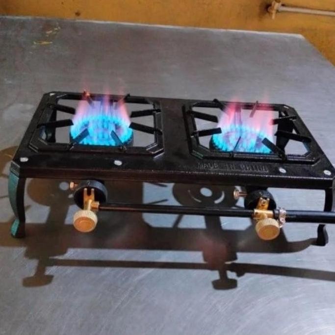 Murah Kompor Seribu Mata 2 Tungku Mini + Selang Dan Regulator