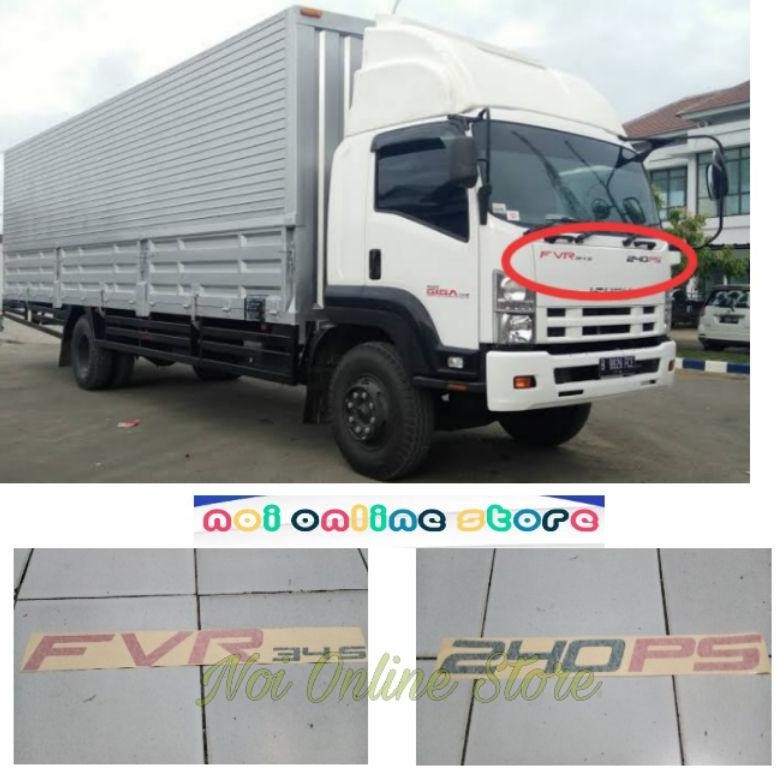 Stiker / sticker Mobil Truk ISUZU GIGA AST