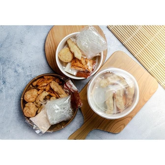 

CIOMY Instan Non MSG Chicken Cheese Cuanki Cup Spicy Reguler Lite Tahu Lidah Kering Besar kecil viral rasa Kari suir ayam