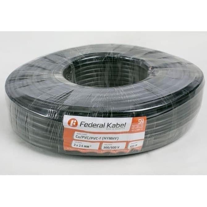 [Expert] Kabel Serabut NYYHY 4x0,75 4x0.75 Federal NYYHY 4x0,75mm 4x0.75mm Mtr