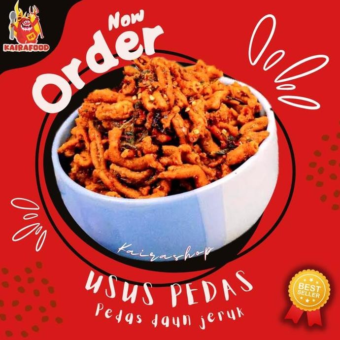 

1 KG USUS CRISPY PEDAS DAUN JERUK