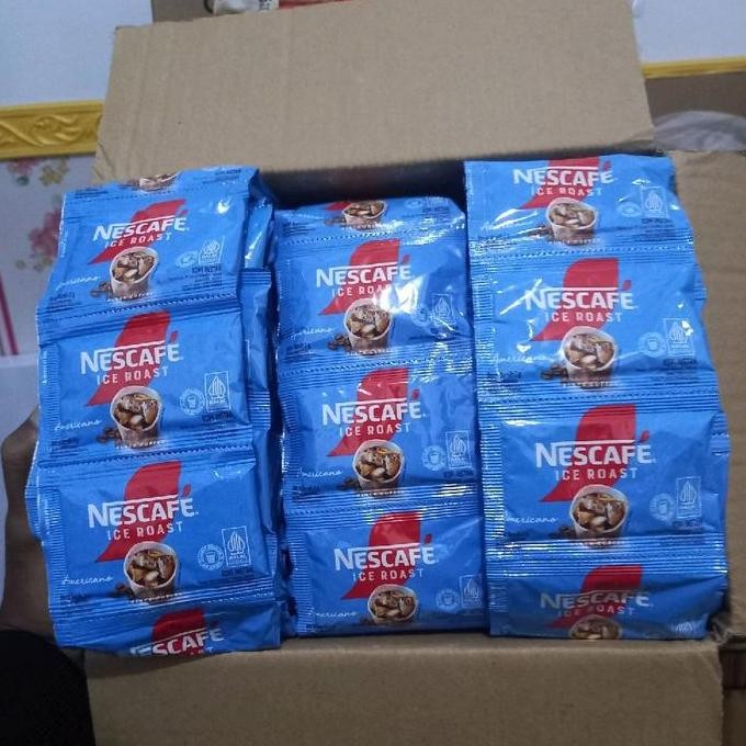 

Nescafe Ice Roast Americano isi 20 sachet x 2 gr - Kopi Instan Berkualitas - Coffee, Robusta, Air, Minuman