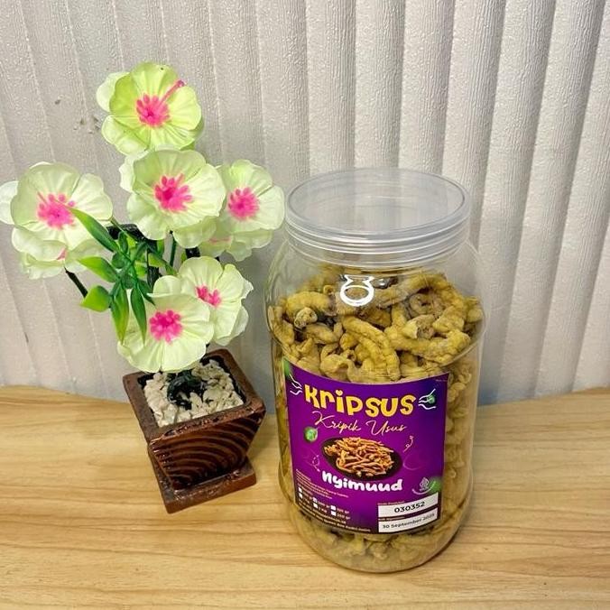 

Toples 500 gr keripik usus ayam nyimud