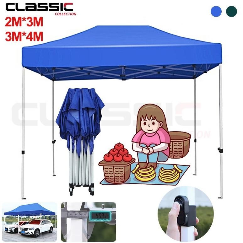 Tenda Lipat  2x3 / 3x4 Tenda Bazar Pameran Tenda gazebo Tenda Dagang otomatis / Tenda Jualan Pameran