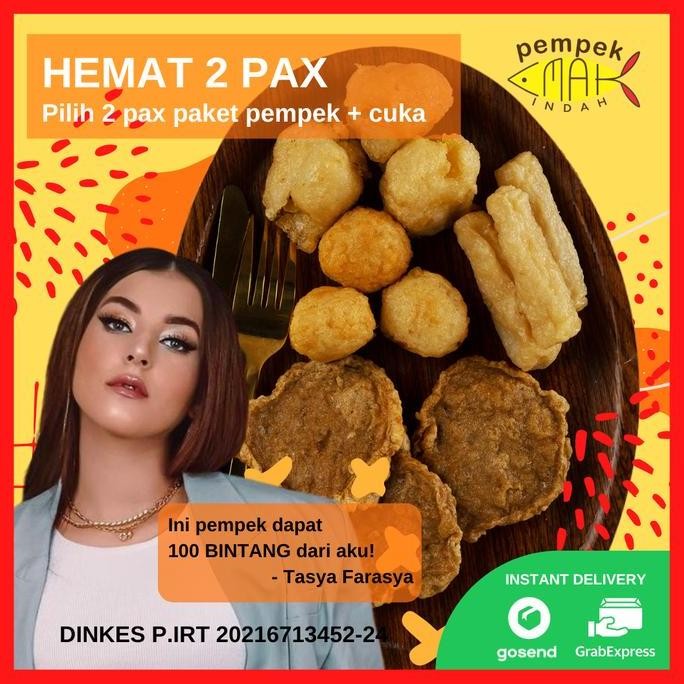 

PEMPEK EMAK INDAH - PEMPEK MPENAK PALEMBANG ASLI - Paket Pempek 2 Pax