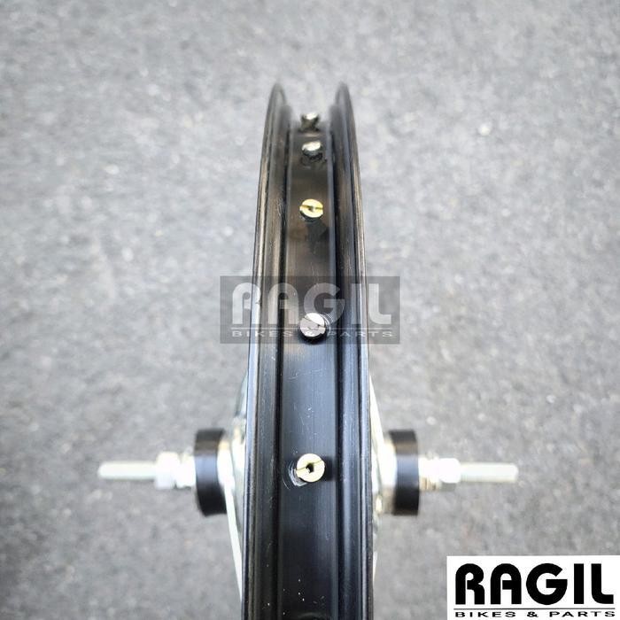 Wheelset Sepeda 16 Inch Araya Vp21 Rim Rims Velg Hub Lubang 28 Hole 28H Jari Jari Roda Jadi Sepeda A