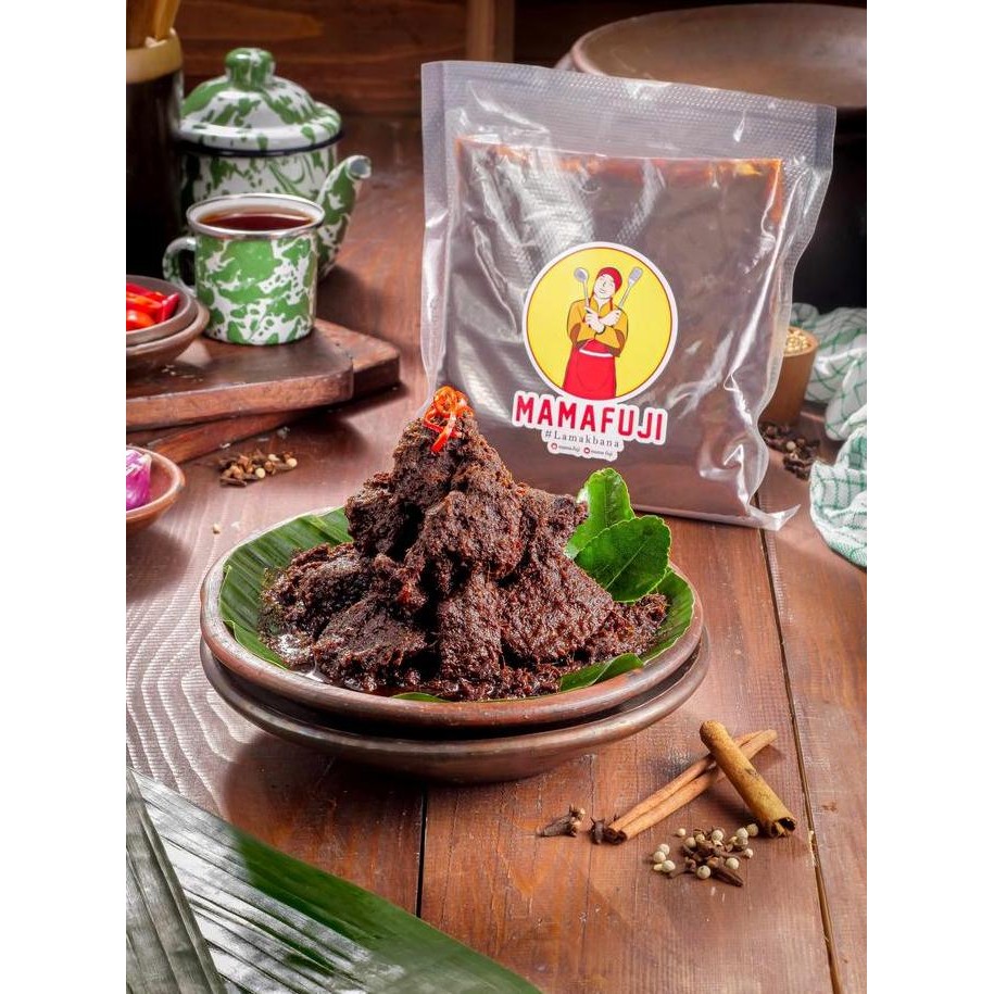 

ID | MAMA FUJI - RENDANG PADANG ASLI 700GR (UKURAN BESAR 10 POTONG)