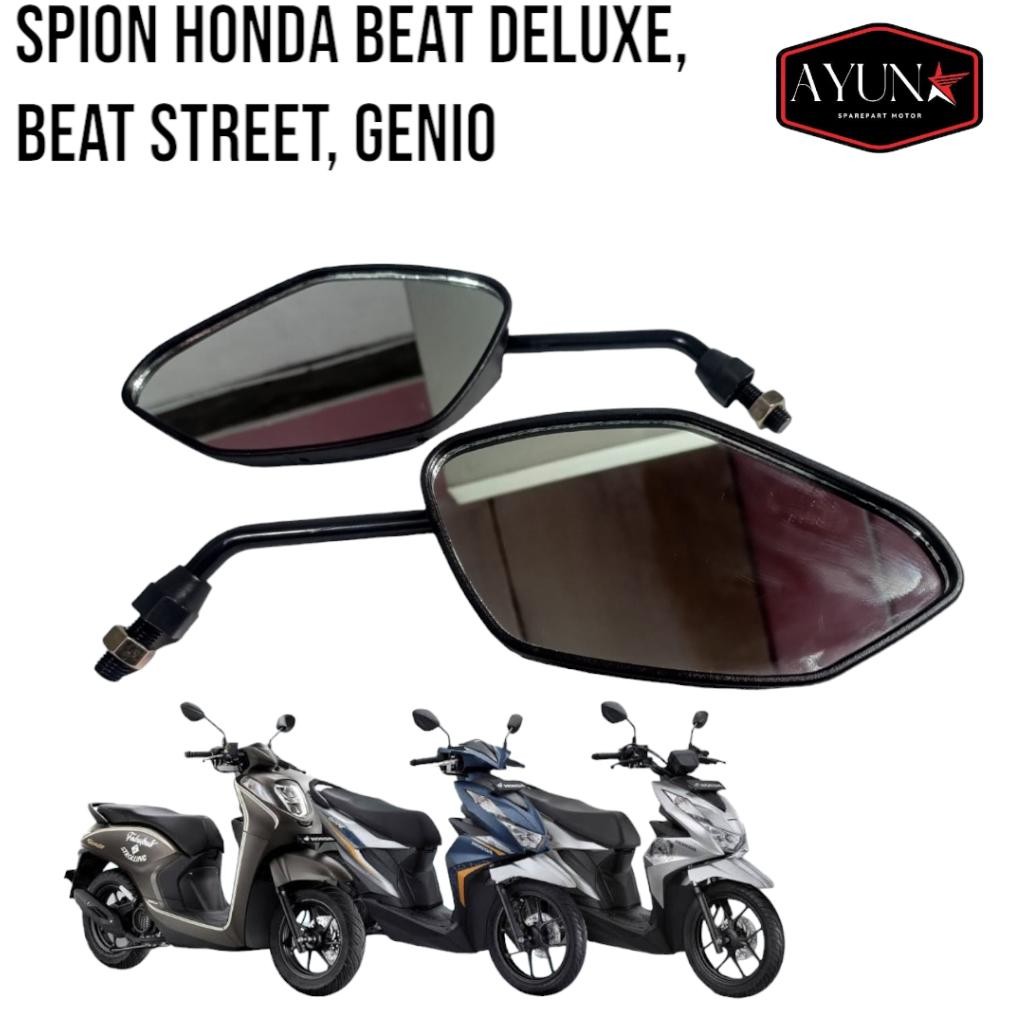 kaca spion honda beat deluxe beat street genio sepasang spion beat deluxe spion beat new AST