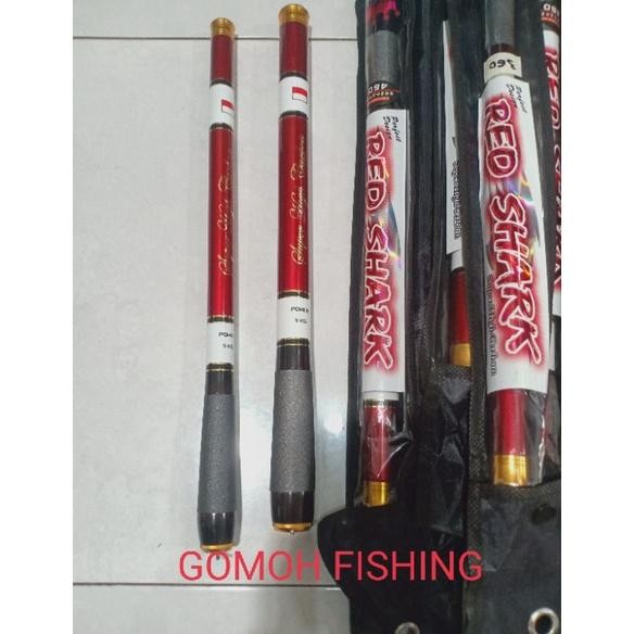 BAYAR DITEMPAT] TEGEK GAMARU RED SHARK 270 360.450 (ROS PENDEK 36CM)