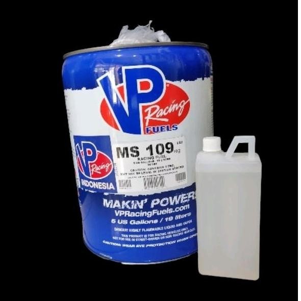 BAHAN BAKAR VP Racing Fuels MS 109 eceran 1liter kualitas diatas Bensol avgas AST