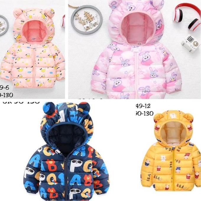Jaket Anak Lapis Busa untuk Anak, Cocok Digunakan di Musim Dingin - Bayi HM