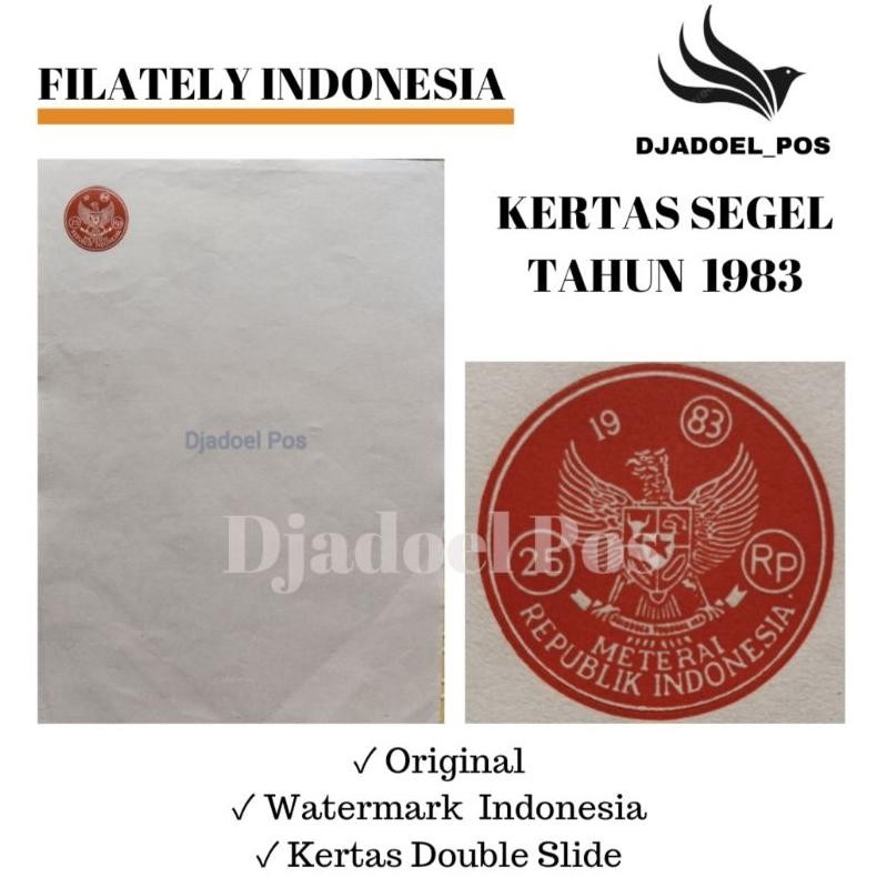 

KERTAS SEGEL TAHUN 1983 (Buy 4 Get 1 Free) Double Asli DiM