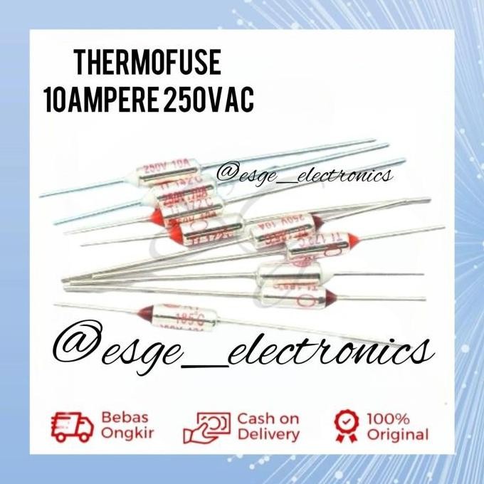 ><><><] THERMOFUSE MAGIC COM 10A 250 VOLT TERMOFUSE MAGIC COM THERMAL FUSE ORI
