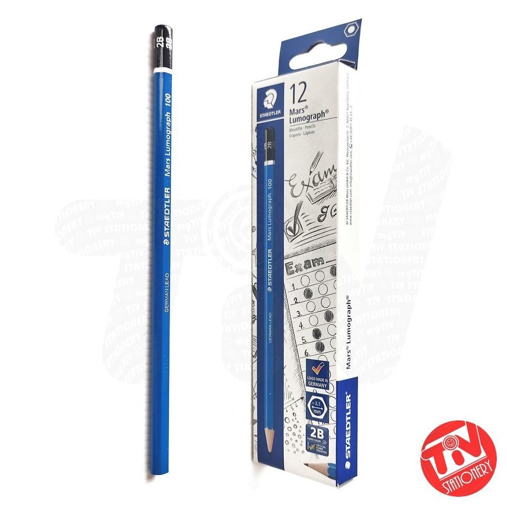 

Pensil Kayu Staedtler Mars Lumograph 2B (1 pack = 12 pcs) DiM