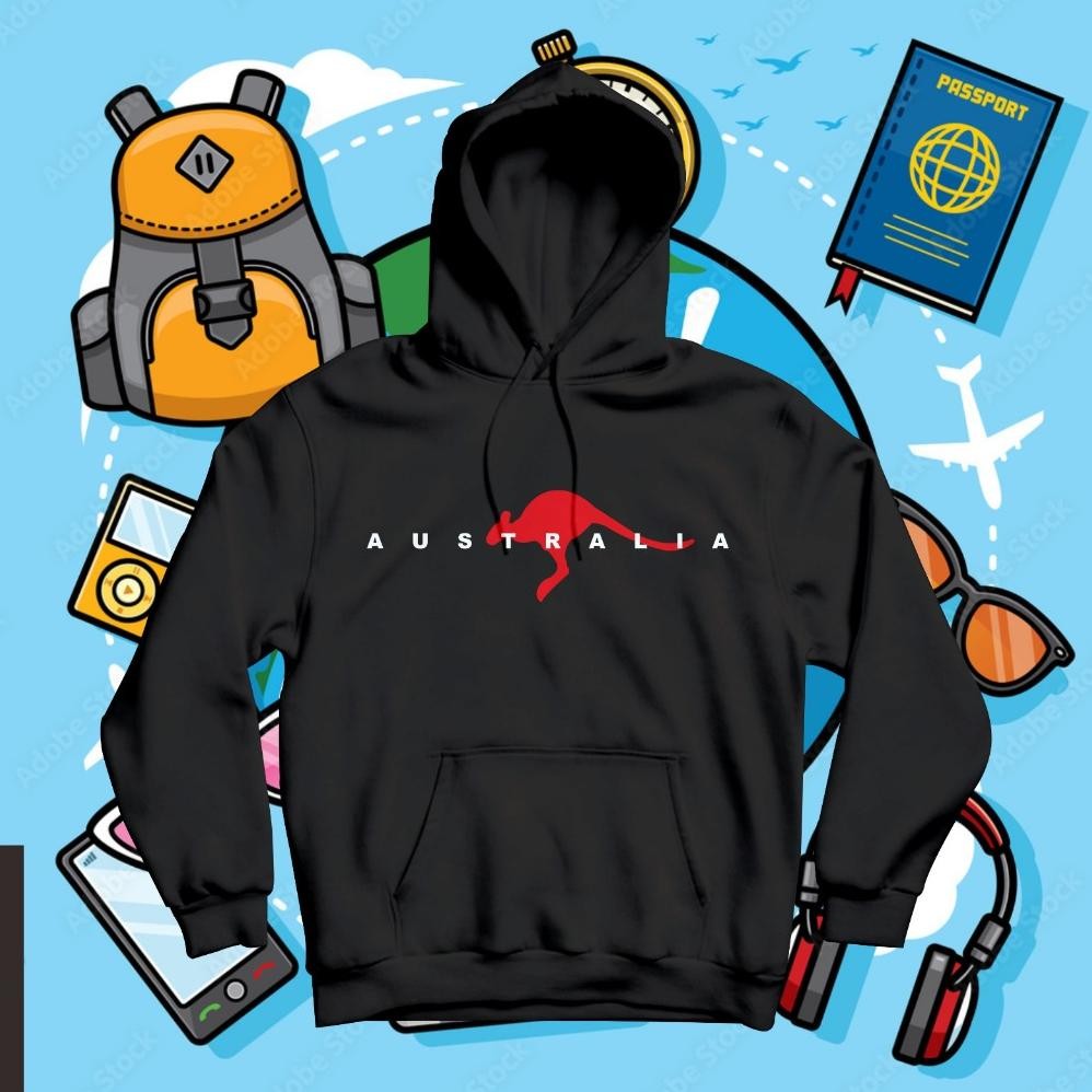 Jaket - Hoodie Oleh-Oleh Australia - Jumper Hoodie Suvenir Australia Batch 5
