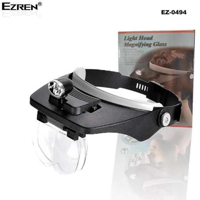 

Sale Ezren Ez-0494 Light Head Magnifying Glass Kaca Pembesar Model Topi Led