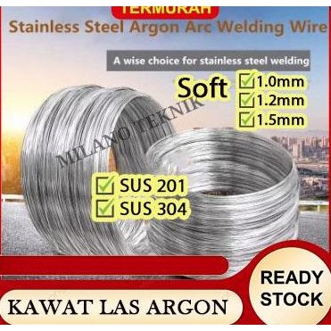 Kawat Las Stainless Steel 1.5 Mm Soft Kawat Argon Las Stainless