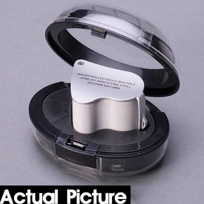 

Sale Kaca Pembesar Geologi Led 30X 60X / Perhiasan Batuan / Lup Lensa Lampu