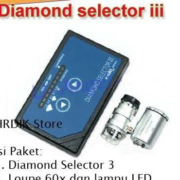 

Sale Diamond Selector Iii + Loupe 60X Zoom With Led - Paket Lengkap Hemat 3