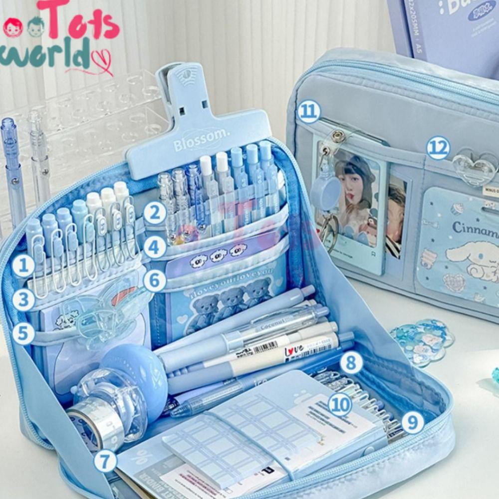 

Tempat Pensil Creative Oxford Multifungsi Tas Perlengkapan Kantor dan Anak Sekolah Jumbo Besar Mewah