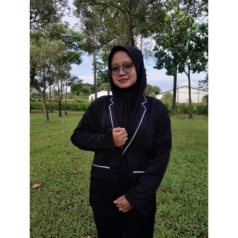 Jas Almamater Jas Osis Jas Pondok Jas Santri Warna Hitam Termurah Best Quality 100% Original