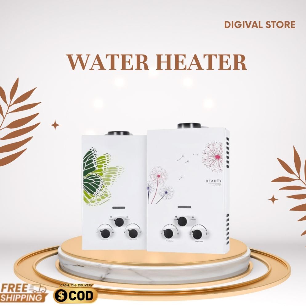 NEW FINITO Gas Water Heater 6 Liter Pemanas Air NK 6L [terbaik][terlaris]