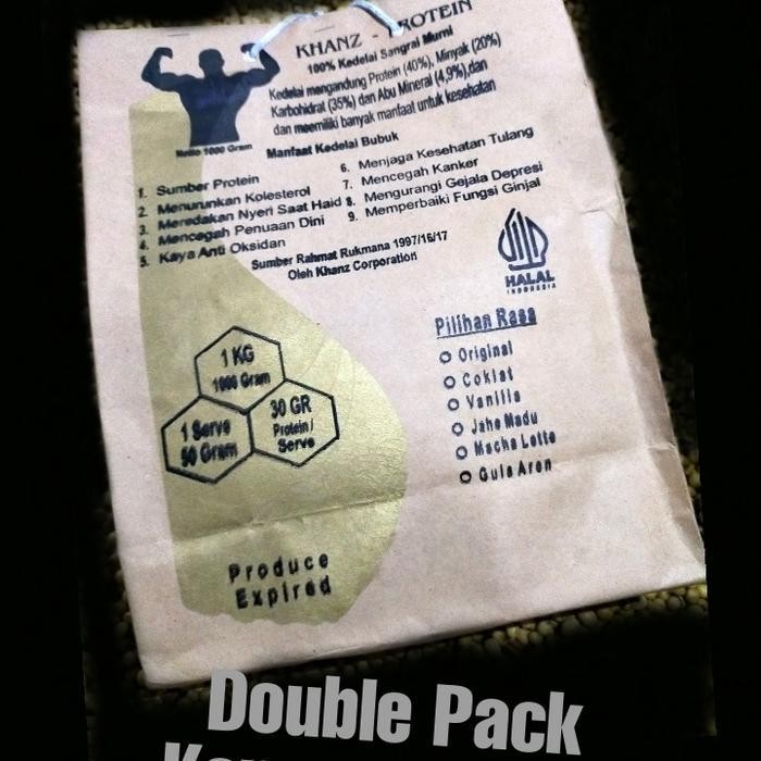 

Whey Protein Serbuk Kedelai Murni 100% (1000Gram)