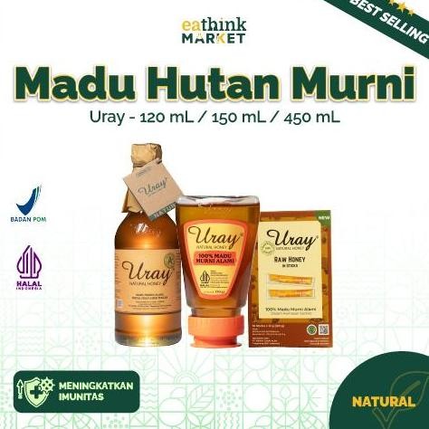 

NEW Madu Hutan Murni Raw Honey Stick / Botol - Madu Uray 120/150/450 g READY