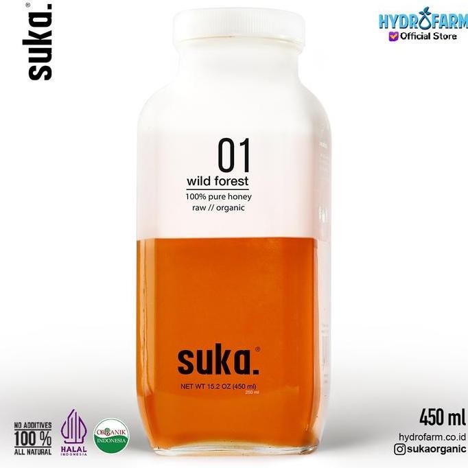 

NEW Suka - Wild Forest Honey / Madu Hutan Liar Asli Murni Organik (450ml) READY