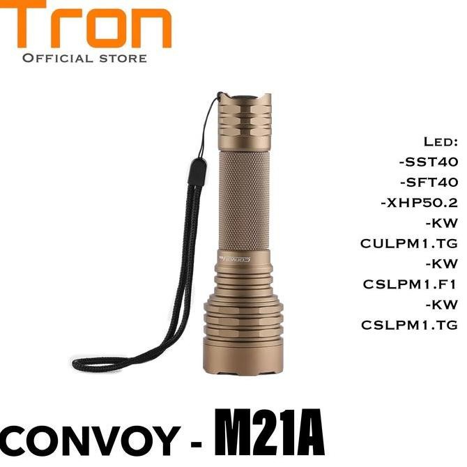 Senter Convoy M21A Dengan Varian Led Flashlight