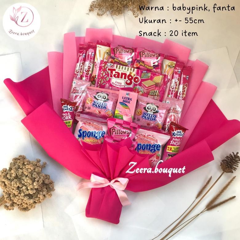 

READY STOCK (B15) Bucket snack/buket snack/bouquet [INCLUDE: Greeting card+packing]