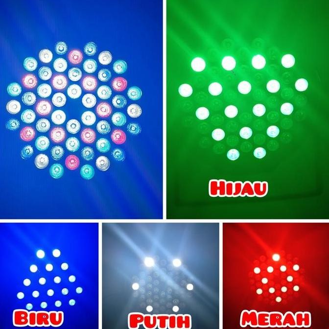 Lampu Parled RGBW Redsun 54x3watt