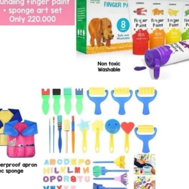 

Art Painting Set And Finger Paint Mideer