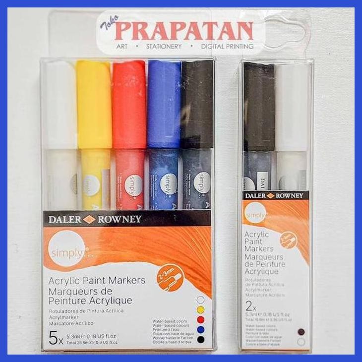 

( SEKOLAH / LUKIS ) COD DALER ROWNEY SIMPLY ACRYLIC MARKER SET | SPIDOL AKRILIK (SENI / MENGGAMBAR / ART / KERAJINAN ) PRIVASI AMAN