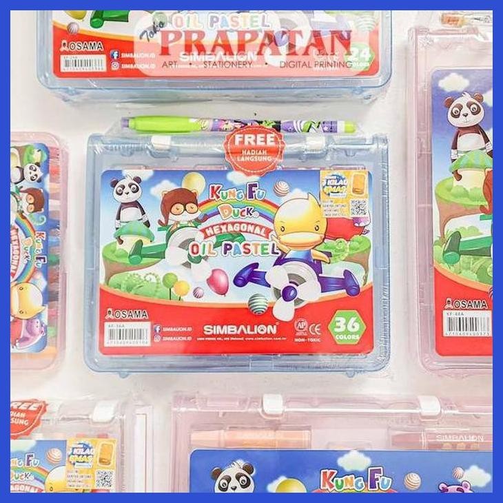 

( SEKOLAH / LUKIS ) COD SIMBALION KUNGFU DUCK HEXAGONAL OIL PASTEL SET | CRAYON MINYAK (SENI / MENGGAMBAR / ART / KERAJINAN ) PACKING AMAN
