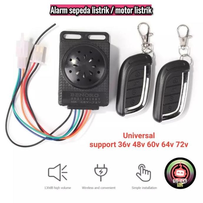 Alarm remote keyless sepeda listrik motor listrik scooter skuter part FORSALE